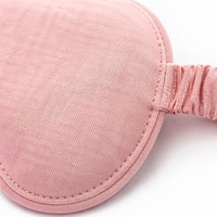 Masque de sommeil en fibre de bambou avec logo personnalisé, cadeau d'entreprise, ensemble de masques pour les yeux de luxe avec pochette en satin, OEM ODM