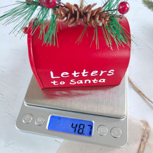 Décorations d'arbre de Noël de luxe boîte aux lettres sac de rangement suspendu de Noël <span class=keywords><strong>lettre</strong></span> de Noël au père Noël - Product Image 4