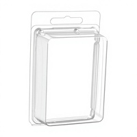 Boîte de téléphone portable en plastique PET rectangulaire de haute qualité, emballage en blister imprimé, personnalisable, OEM, matériau recyclable