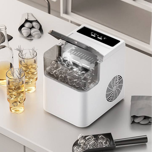 A dual-purpose electric bullet ice maker for home hotels with a lightweight plastic casing that allows for instant ice making. - Product Image 1