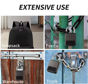 Maisusty Khóa Tuya Xách Tay USB Có Thể Sạc Lại Thông Minh Sinh Trắc Học Mini Vân Tay Điện Tử Du Lịch Ổ Khóa Cho Hành Lý <span class=keywords><strong>Container</strong></span> - Product Image 6