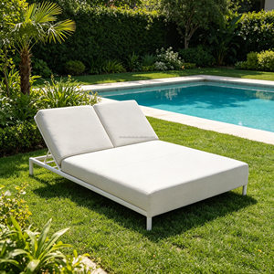 Cama Reclinable Moderna para Exteriores, Resistente al Agua, de Secado Rápido, de Algodón, para Patio, Hotel y Jardín - Product Image 4