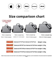 Maletín Impermeable de Poliéster para Computadora Portátil, Bolsa de Mensajero, Maletín de Trabajo, Bolsa de Hombro para Laptop, Resistente al Desgaste y a los Impactos para Hombre