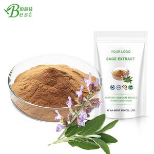 100% 純粋なクラリーセージエキス粉末/Salvia Officinaエキス/Salvia Sage Leaf <span class=keywords><strong>Extract</strong></span> - Product Image 2