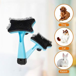 2026 Promotion <b>Pet</b> Hair Remover <b>Brush</b> Cat Dog Self Cleaning Grooming Slicker Comb <b>Brush</b> for <b>Pet</b> - Product Image 6