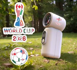 Ventilateur portable mini USB rechargeable World Cup Merchandise, offre jusqu'à 4-6 heures d'utilisation continue. OEM/ODM - Product Image 1