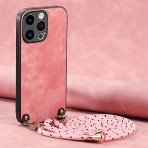 Para <span class=keywords><strong>iPhone</strong></span> 16E/16 Pro/15 Plus Lanyard Hard <span class=keywords><strong>Shell</strong></span> funda trasera - Product Image 2