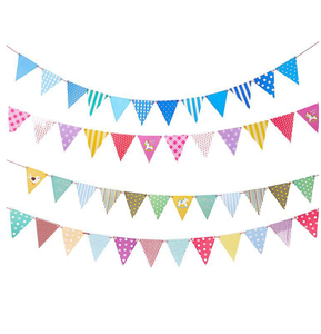 זול צבעוני אישית יום הולדת תינוק מקלחת המפלגה תליית קישוט הולדת שמחה נייר גרלנד לסכל באנרים דגלי - Product Image 3