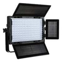FALCONEYES LP-2005TDX II Panneau Lumineux LED en Plastique 100W, Contrôle DMX512, Température de Couleur Réglable, Alimenté par Batterie pour la Photographie