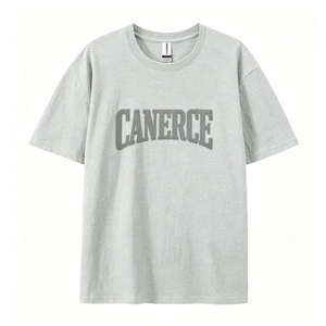 Camiseta de Hombre al por Mayor, 100% Algodón, 220gsm, Corte Holgado, Cuello Redondo, con Estampado, Estilo Casual y Moderno - Product Image 1