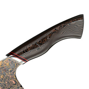 سكين طاه 8 بوصة سكاكين مطبخ يابانية عالية الجودة من النحاس الصلب الدمشقي حادة للغاية مقبض مريح سكاكين مطبخ يابانية - Product Image 2