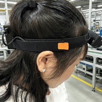 Cámara de Doble Lente con Obturador Global 1080P, Montada en la Cabeza, Sin Batería, Ojo de Pez 3D, Datos IMU Exportables para Robots e I+D de Alta Tecnología