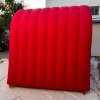 Tunnel gonflable de 3 m de haut pour parc d'art, tunnel gonflable personnalisé en taille et couleur pour exposition de fête