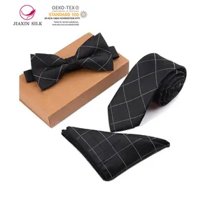 Großhandel individuelles Selbstband Seide Masonic Bow Tie für Herren Mulberry Seidenbogenbänder