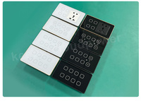 Pour Tuya App Compatible Wifi maison intelligente verre tactile interrupteur d'éclairage 1/2/3/4 voies interrupteur mural à distance Google Alexa intégration 10A Max
