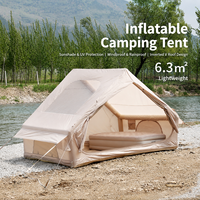 Tente gonflable quatre saisons, imperméable, pour famille, pour le camping et le glamping en plein air