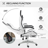 Chaise de jeu économique pour fournisseur, chaise PC OEM avec repose-pieds et base en nylon pour adolescents et utilisateurs de jeux en chambre