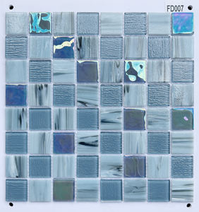 <span class=keywords><strong>Mosaïque</strong></span> en verre bleu à fusion à chaud pour piscine de Foshan, vente en gros, prix bas, matériaux de construction de haute qualité, mosaïques murales pour salle de bain - Product Image 3