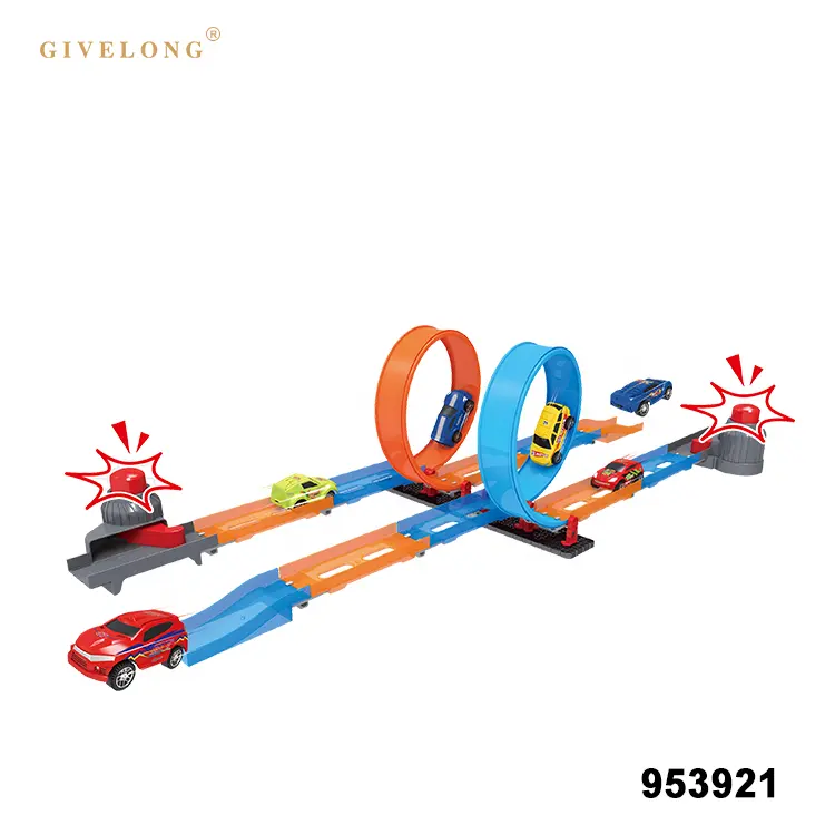 new product 2pcs pull back cars toddler toys race track
