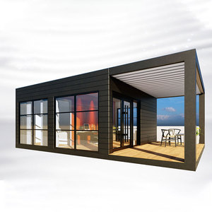 Nhà CONTAINER đóng gói phẳng đúc sẵn với sân thượng thép nhà mô-đun hiện đại và biệt thự văn phòng hoặc khách sạn - Product Image 4