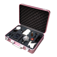 Valise rigide personnalisée en alliage d'aluminium, prise en charge OEM/ODM, avec mousse, boîte à outils, disponible en rose, tailles personnalisées