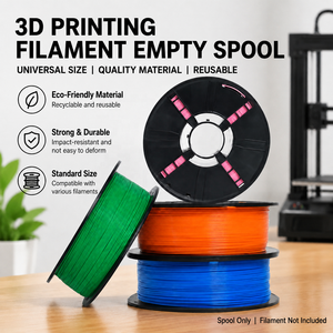 200mm Integrierte Leere <span class=keywords><strong>ABS</strong></span>/PP/PC Kunststoffspulen 1kg Wiederverwendbare 3D-Drucker Filament Spule OEM Großhandel - Product Image 3