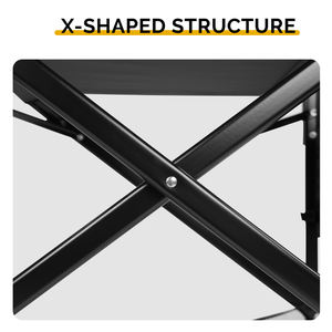 Portable <b>Chair</b> with Footrest <b>and</b> Side <b>Table</b> 26 Inch <b>Folding</b> - Product Image 4