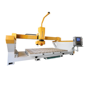 Scie à pont pour pierre 5 axes avec 4ème axe, machines de polissage et de découpe pour carreaux de marbre et comptoirs de cuisine - Product Image 3