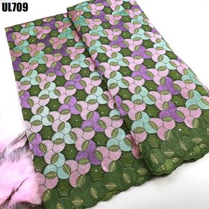 100% स्विस कपास की आवाज फीता कपड़े उच्च गुणवत्ता वाली स्विस कपास की आवाज फीता, एक अफ्रीकी सूखी फीता - Product Image 1