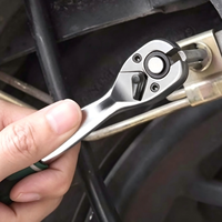 Ensemble d'outils de mécanicien professionnel de 108 pièces, jeu de clés à douilles en acier au chrome-vanadium pour la réparation automobile, boîte à outils manuelle robuste