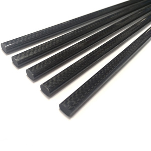 Carré de haute résistance de fiber de carbone solide tiges, prix de la fiber de carbone. - Product Image 5