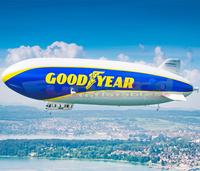 Ballon dirigeable flottant extérieur Sky-Swimming Dirigeable Zeppelin gonflable pour usage promotionnel