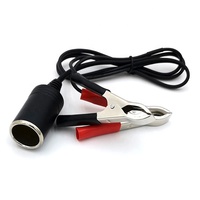 Pinces de batterie de qualité supérieure avec placage nickel, câbles et pinces crocodiles