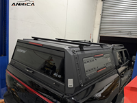Housse de protection de camionnette en aluminium antirouille, imperméable, pour camping-car, installation sans perçage, panneaux MOLLE personnalisables pour boîte arrière