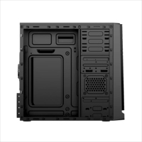 Boîtier PC Gaming Design Exceptionnel en Promotion – Châssis d'Ordinateur de Bureau MATX en Acier Noir, Boîtier Mid-Tower