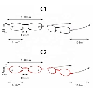 Lunettes anti-lumière bleue JYMS2119 pour presbytie, pliables, portables, verres transparents pour la lecture des personnes âgées, super - Product Image 4
