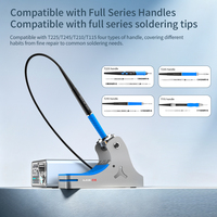 Station de soudage intelligente double canal AiXUN T3D 200W compatible avec les poignées T225, T245, T210 pour la réparation de cartes mères de téléphones portables, PCB et BGA