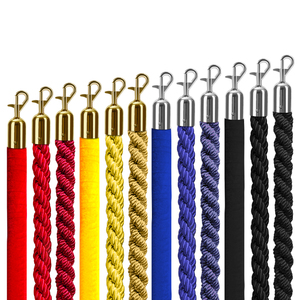 Cuerdas trenzadas coloridas del puntal de la barrera para el control del Banco <span class=keywords><strong>VIP</strong></span> y Subwaycrowd - Product Image 6
