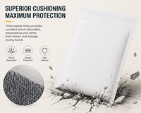Enveloppe à bulles personnalisée, biodégradable, écologique, en kraft compostable, antichoc, imperméable, rembourrée pour l'envoi postal