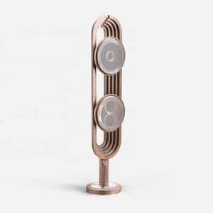 Enceinte Hi-Fi sur pied Art Concept, enceinte stéréo verticale haut de gamme en bois massif pour salon, villa, home cinéma - Product Image 3