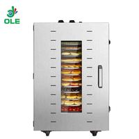 Déshydrateur Rotatif Commercial à 16 Grilles pour Fruits et Viandes