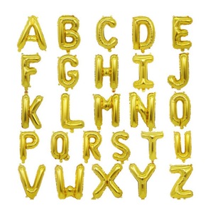 <span class=keywords><strong>2023</strong></span> nouveautés Slim USA en forme de 16/40 pouces feuille d'hélium A-Z <span class=keywords><strong>joyeux</strong></span> anniversaire ballons lettres pour décorations de fête de mariage - Product Image 1