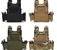 Gilet Tactique Personnalisé Porte-Plaques 2.0 Molle en Nylon 500D Léger Réglable pour Entraînement Extérieur Imperméable Anti-Coupure