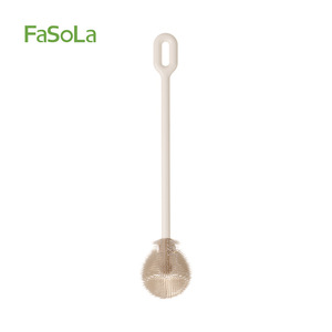 FaSoLa Bottle Crevice <b>Brush</b> White Nylon Long Handle Cup <b>Cleaning</b> Tool - Product Image 1