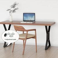 Pieds de chaise en métal cohésifs et pratiques, base de bureau moderne à hauteur télescopique réglable pour la maison, le bureau et les comptoirs