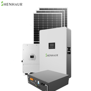 SHENHAUR Monocrystalline MPPT <b>Solar</b> System 5kW 10kW 20kW 30kW <b>Panels</b> <b>Battery</b> Complete <b>Kit</b> Hybrid <b>Solar</b> Energy System SH-854 Sola - Product Image 2