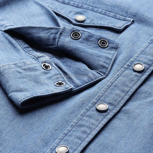 Nardon Apparel Débardeur en jean vintage de coupe régulière pour femme pour le printemps été 2025 Denim lavé décontracté avec boutons respectueux de l'environnement - Product Image 5