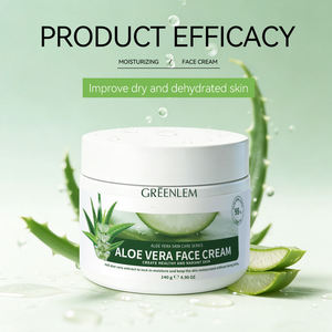 Crème Visage Apaisante à l'Aloe Vera Hydratante pour Peaux Sèches et Sensibles Soin Quotidien Nourrissant et Réparateur - Product Image 5