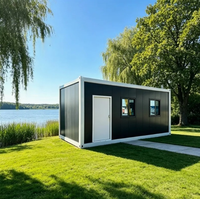 Maison préfabriquée modulaire pliable et extensible à installation rapide pour bureau de chantier
