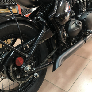 อะไหล่รถจักรยานยนต์ ท่อไอเสียสีดำ วัสดุสแตนเลส 304 สำหรับ <span class=keywords><strong>Triumph</strong></span> <span class=keywords><strong>Bonneville</strong></span> <span class=keywords><strong>Bobber</strong></span> T100 T1200 Speed Master - Product Image 6